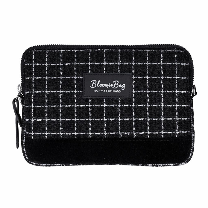 Bloominbag Noir Tweed Crossbody Çapraz Askılı Çanta