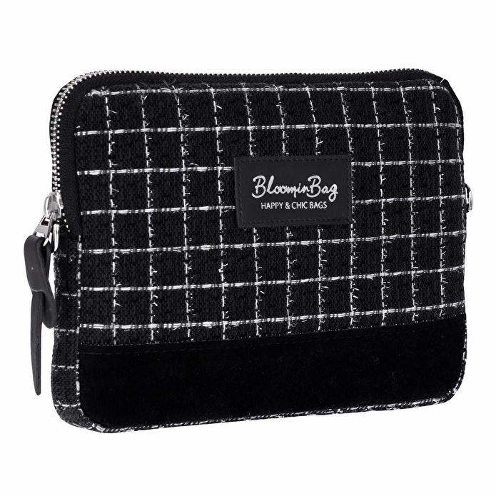 Bloominbag Noir Tweed Crossbody Çapraz Askılı Çanta