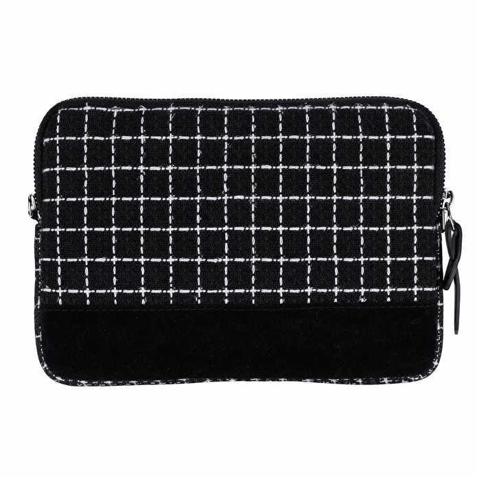 Bloominbag Noir Tweed Crossbody Çapraz Askılı Çanta