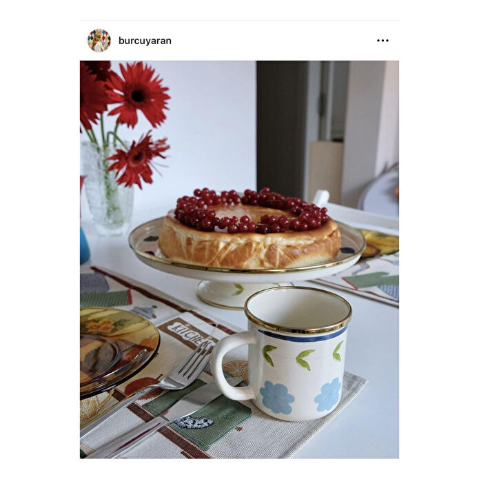 Emaylab Bloom Kek Pasta Sunum Standı Genişlik 29 Cm / Yükseklik 8 Cm