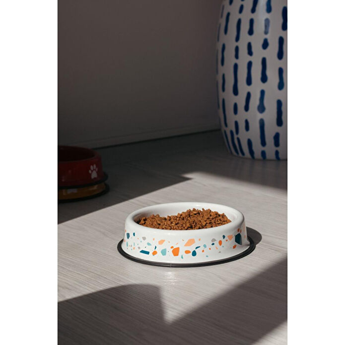 Emaylab Emaye Kedi Köpek Mama Ve Su Kabı