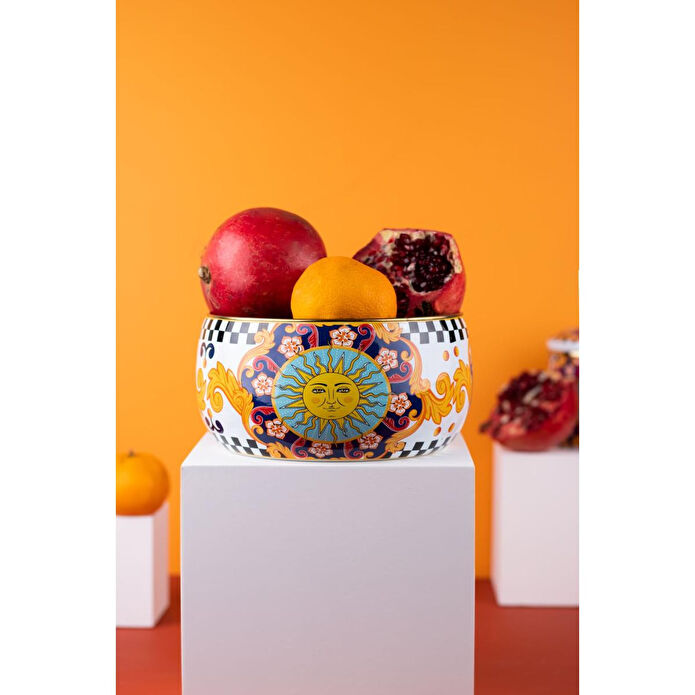 Emaylab Mısharu Dekoratif Emaye Salata Ve Sunum Kasesi