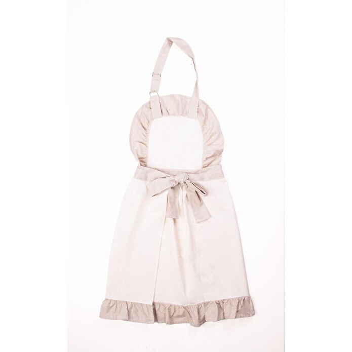 Emaylab Mindy Pileli Vintage Mutfak Önlüğü Ve Tutmaç Seti (ayarlamali Askili)