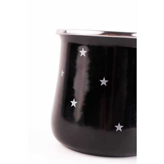 Emaylab Star Yıldız Desenli Emaye Cezve ( Tüm Ocaklarda Kullanılabilir)