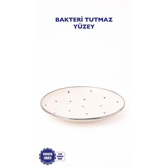 Emaylab Black Cupid Emaye Sunum Tabağı