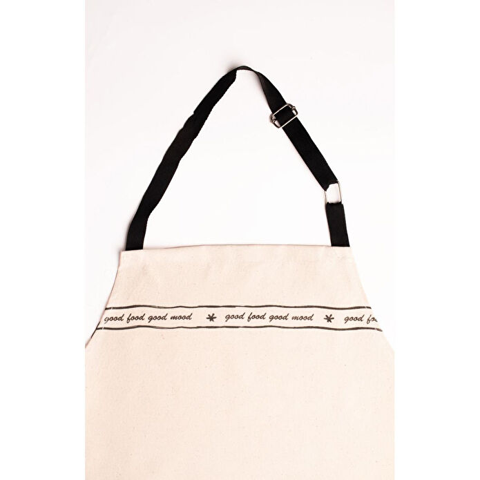 Emaylab Mood Desenli Mutfak Önlüğü Ve Tutmaç Seti (kendinden Havlulu-ayarlamalı Askılı)