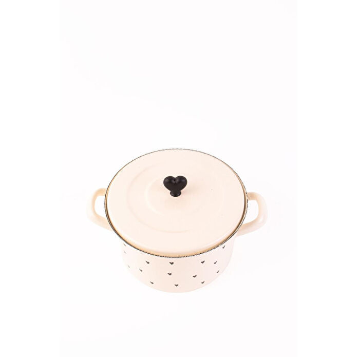 Emaylab Black Cupid Emaye 20cm Tencere- 3 Litre