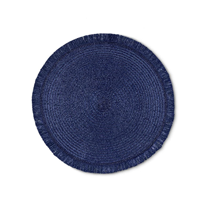 Tchibo 4 Adet Yuvarlak Amerikan Servis, Lacivert