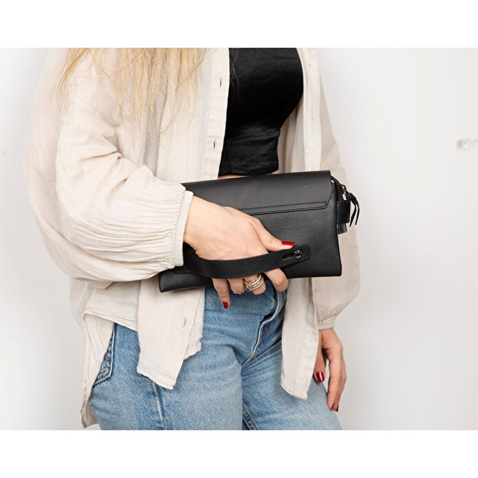 Bloominbag Bloom Noir Elevated Cosmic Clutch Bag