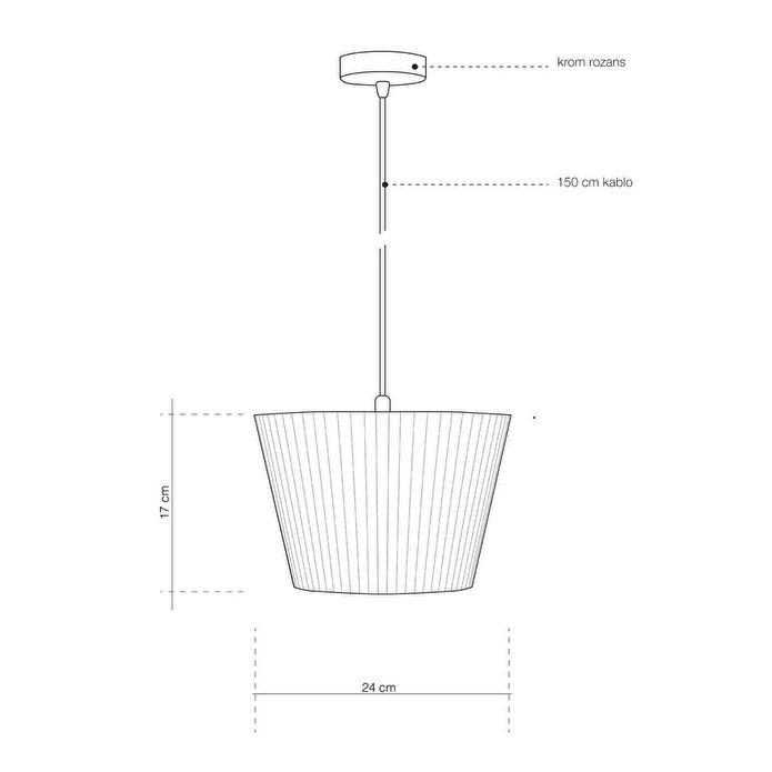 Soli Workshop Philos '2 Sarkıt Aydınlatma - Sarı