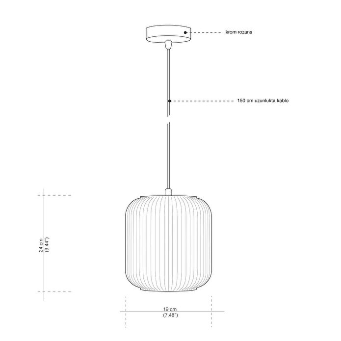 Soli Workshop Helios Kısa Sarkıt Aydınlatma