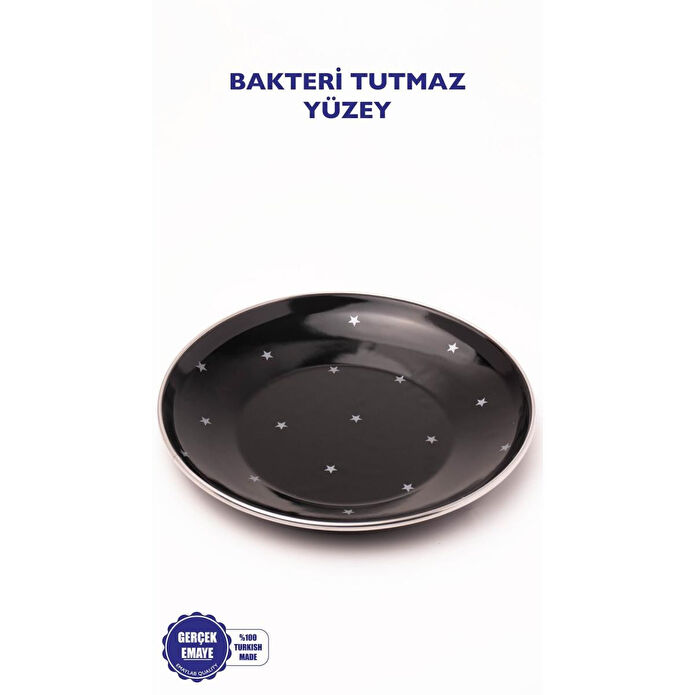 Emaylab Star Emaye Pasta/sunum Tabağı 21cm