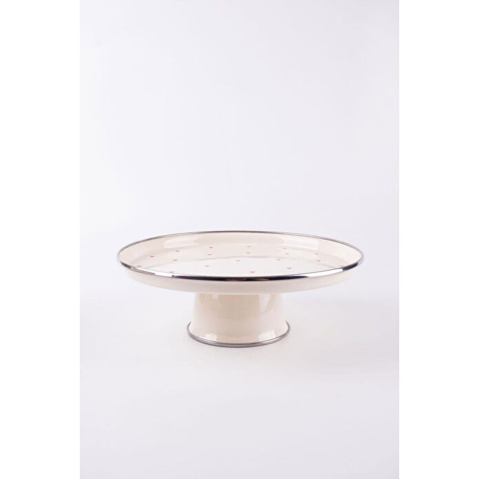 Emaylab Cupid Emaye Pasta/kek Sunum Standı (24 Cm)