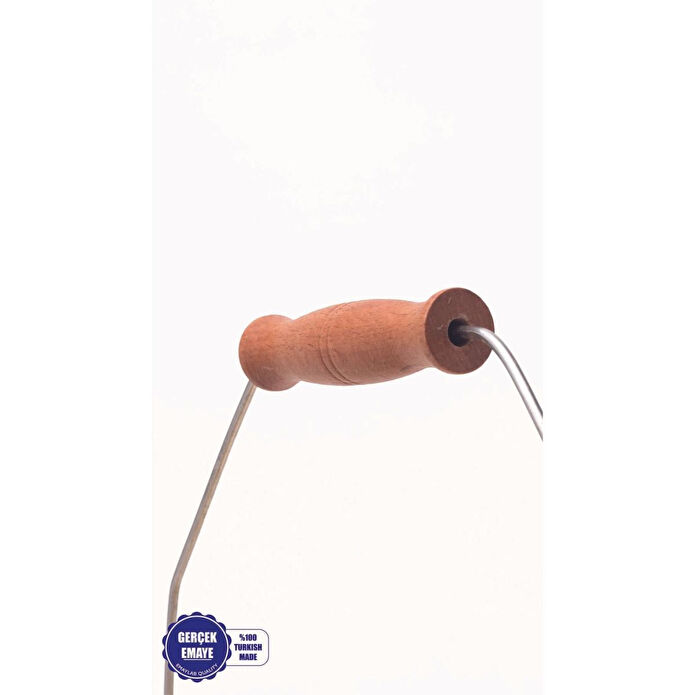 Emaylab Cupid Kalp Desenli Emaye Yoğurt/bakliyat Bakracı (20cm-3 Litre-tüm Ocaklarla Uyumlu)