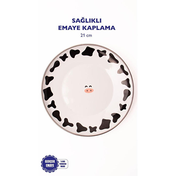 Emaylab Mötilda Emaye Pasta/sunum Tabağı 21cm