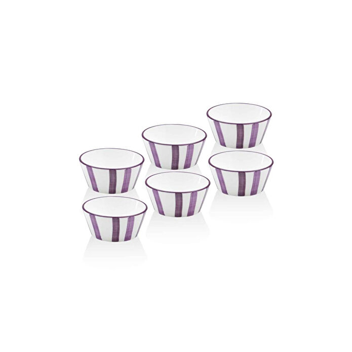 The Mia Joy Sosluk Çerezlik 6lı Set Mor 10 Cm