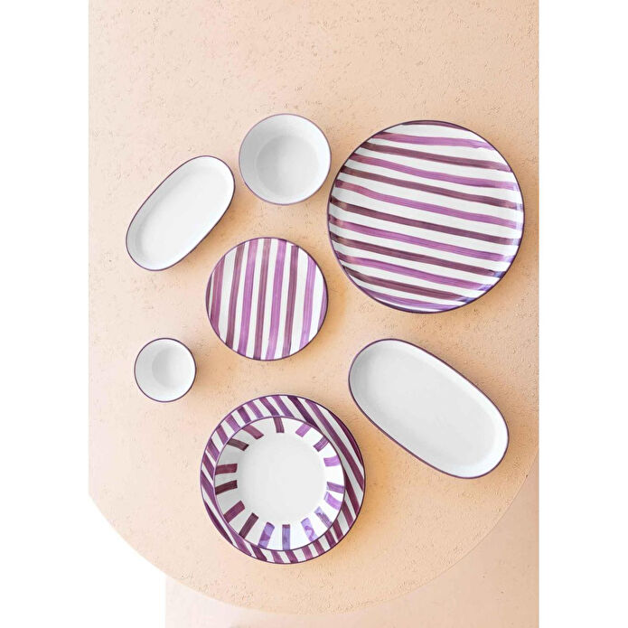 The Mia Joy Sosluk Çerezlik 6lı Set Mor 10 Cm