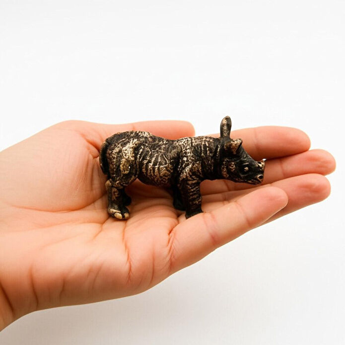 Coho Objet Coho Brazen Dekoratif Pirinç Döküm Dekoratif Su Aygırı Heykeli