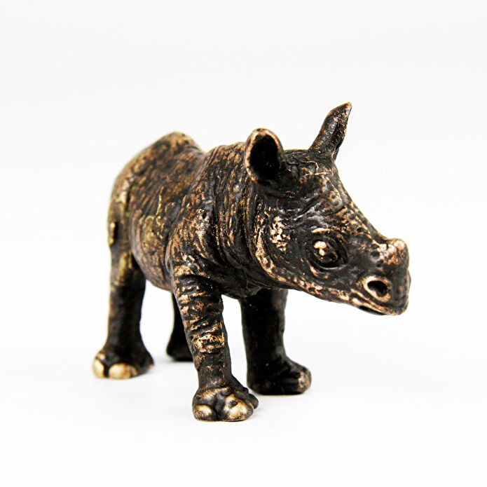 Coho Objet Coho Brazen Dekoratif Pirinç Döküm Dekoratif Su Aygırı Heykeli