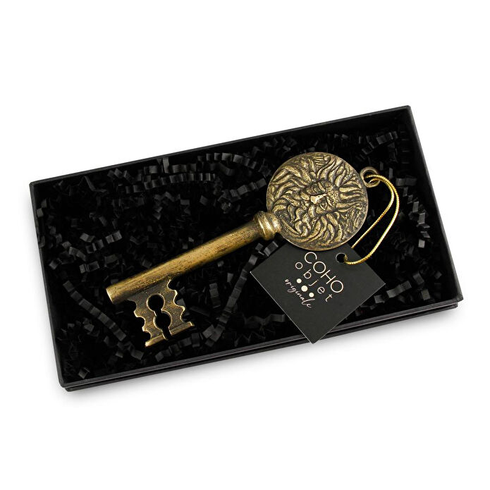 Coho Objet Coho Brazen Dekoratif El Yapımı Güneş Anahtar Sembolü