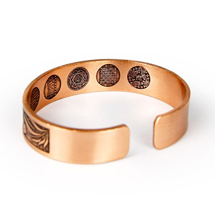 Coho Objet Coho Tılsım El Yapımı Bakır Dua Tulip Bileklik