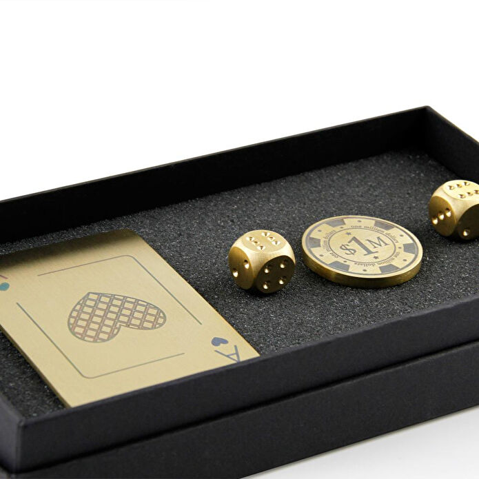 Coho Objet Coho Brazen Dekoratif Casino Şans Seti