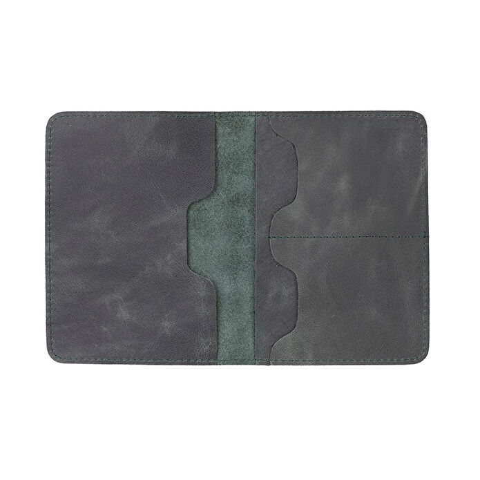 Bloominbag Viaggio Voyager Hunter Green Chic Deri Pasaport Ve Kart Kılıfı