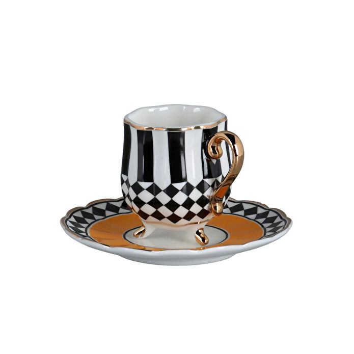 Lucky Art Margery Bone 6li Kahve Fincan Seti