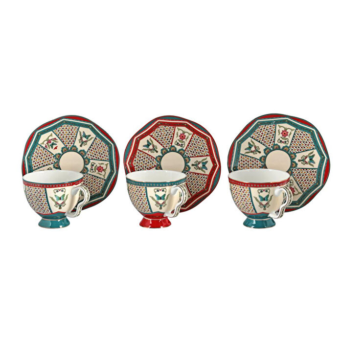 Lucky Art Liora Bone 6li Cay Fincani Seti