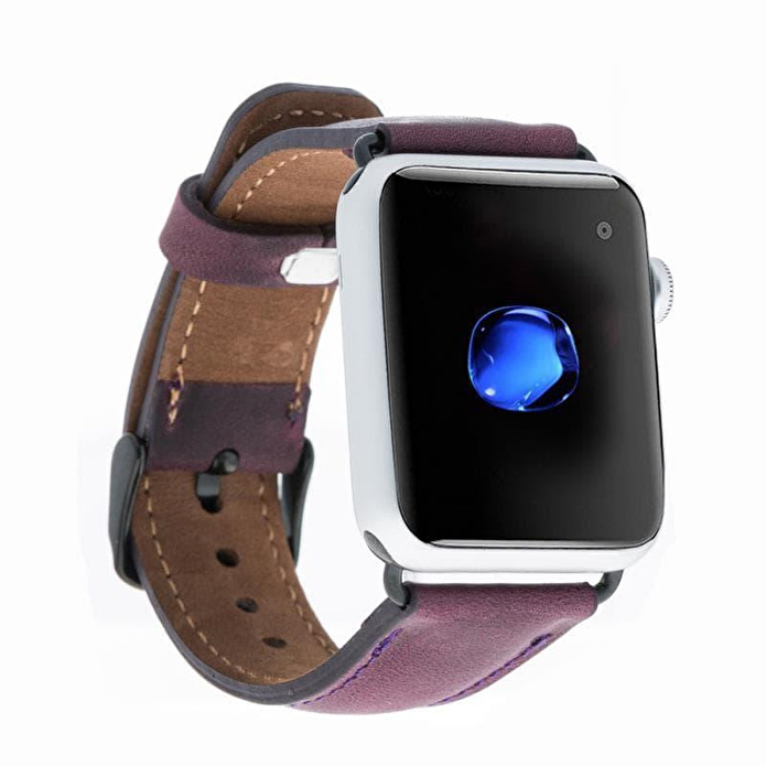 Bloominbag Bloomband Mulberry Bloom Deri Apple Watch Kordon-44/45/46/49 Mm