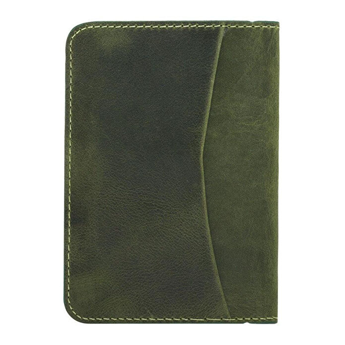 Bloominbag Bloomledger Mediterranean Olive Hakiki Deri Bifold Cüzdan