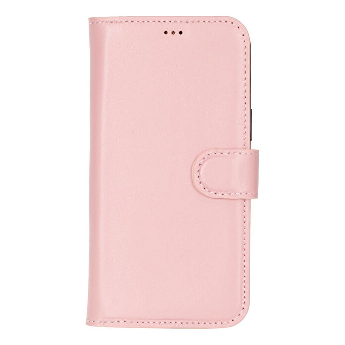 Bloominbag Bloomcase Apple Iphone 16 Pro Max – Blush Nude Hakiki Deri Cüzdanlı Telefon Kılıfı