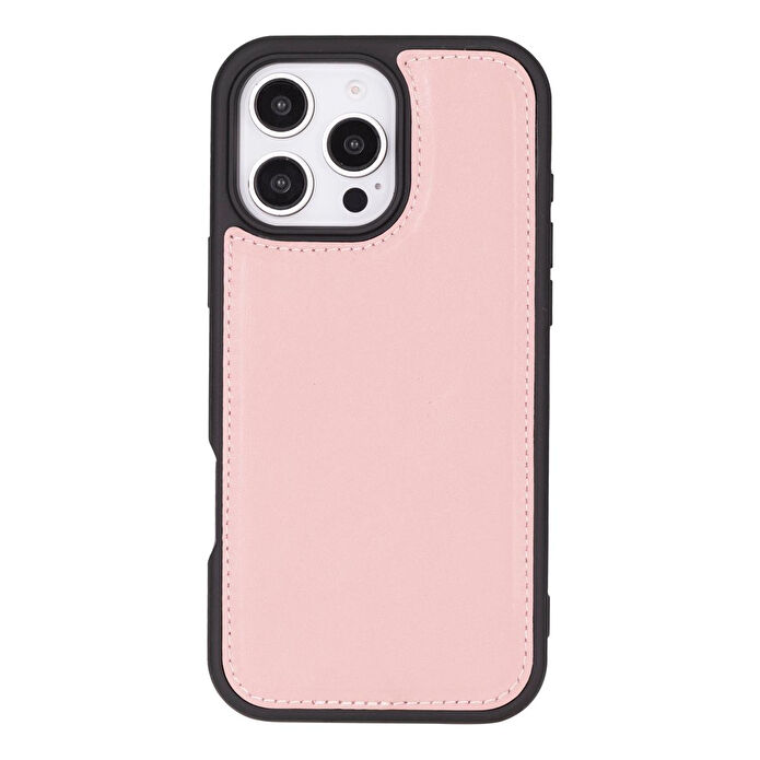 Bloominbag Bloomcase Apple Iphone 16 Pro Max – Blush Nude Hakiki Deri Cüzdanlı Telefon Kılıfı