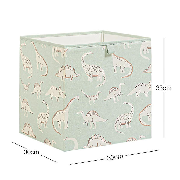 Ocean Home Textile Çocuk Odası Dinozor Kutu 33 X 30 X 33 Cm