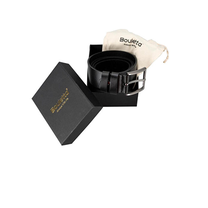 Bloominbag Bloombelt Noir Hakiki Deri Erkek Kemer