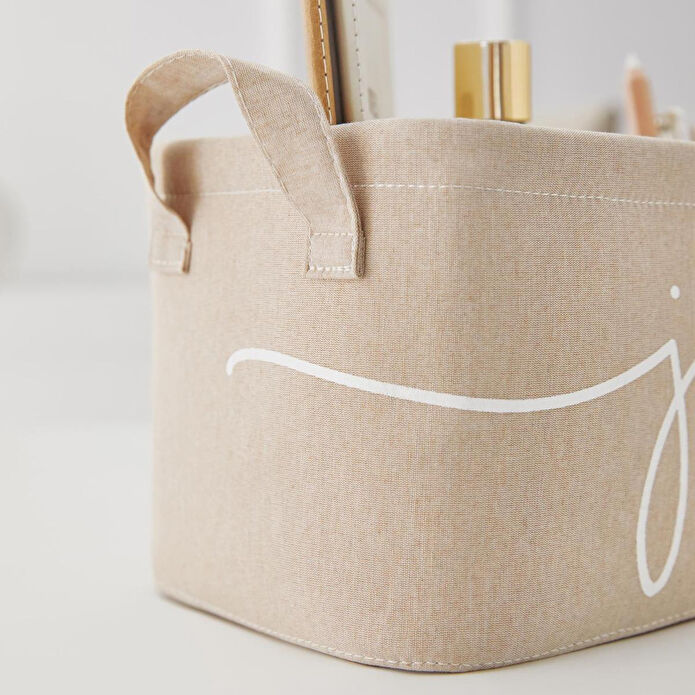 Ocean Home Textile 2'li Bej Renk Sepet Set