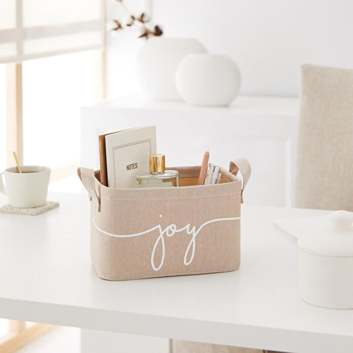 Ocean Home Textile Bej Renk Joy Sepet 24 X 17 X 14 Cm
