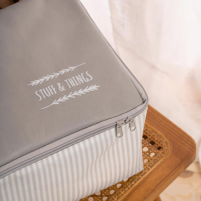 Ocean Home Textile 4'lü Gri Renk Stuff & Things Hurç Set