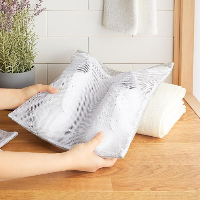 Ocean Home Textile 3'lü Gri Renk Ayakkabı Yıkama Filesi Set