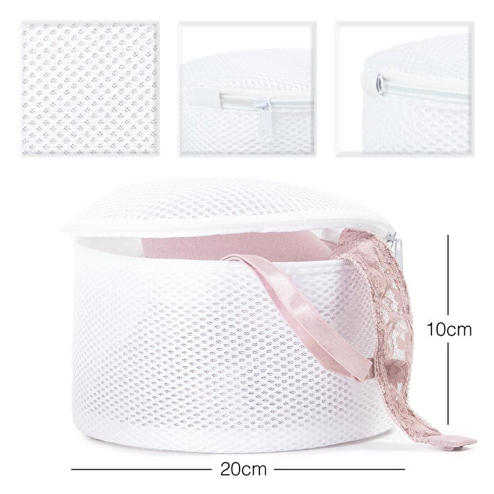 Ocean Home Textile Beyaz Renk İç Çamaşırı Yıkama Filesi 20 X 10 Cm