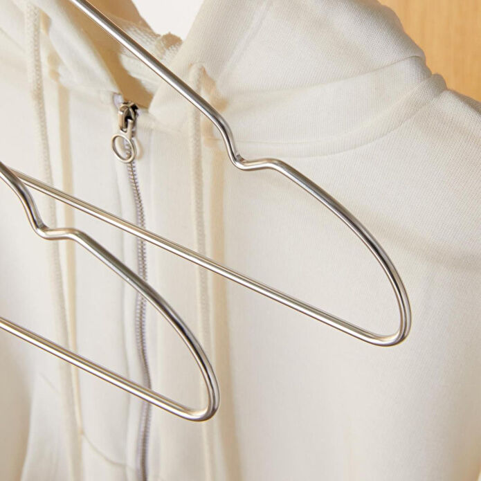 Ocean Home Textile 3'lü Gümüş Renk Metal Giysi Askısı 22 X 41 X 0.4 Cm