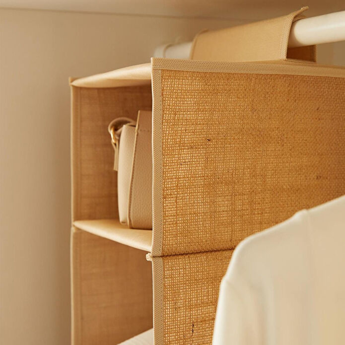 Ocean Home Textile 6 Katlı Jüt Dolap İçi Düzenleyici 21 X 30 X 95 Cm
