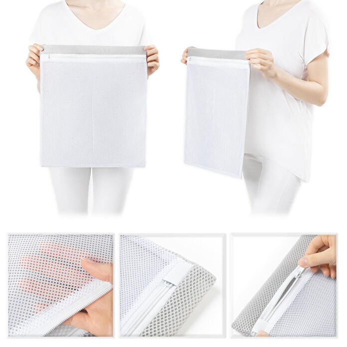 Ocean Home Textile Gri Renk Ayakkabı Yıkama Filesi 35 X 40 Cm