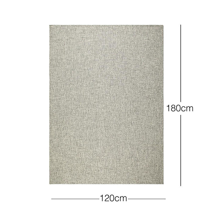 Ocean Home Textile Yıkanabilir Jüt Görünümlü Gri Renk Hasır Desenli Halı Kilim 120 X 180 Cm