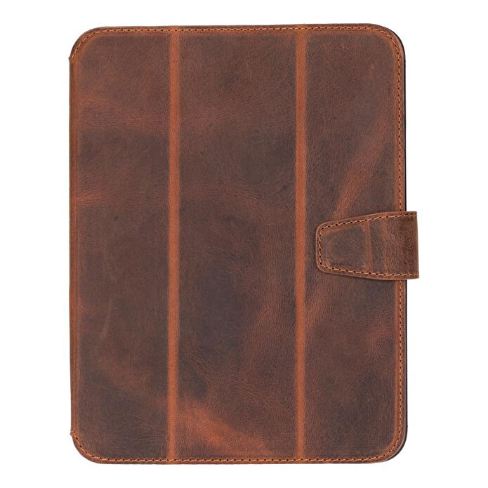 Bloominbag Bloomcase Trigon Saddle Brown Apple Ipad Mini (2024) Hakiki Deri Kılıf