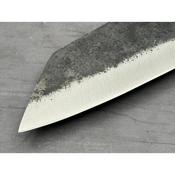 Hatsukokoro Bunka Şef Bıçağı - Aogami #2 - Kurouchi 165mm - Abanoz Sap