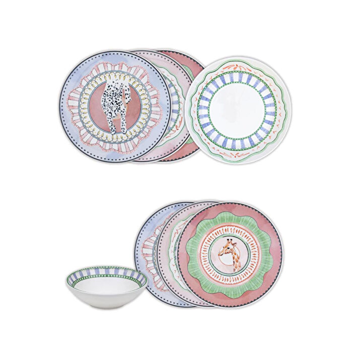 The Mia Spring 6 Kişilik Yemek Takımı 24 Parça Set 1