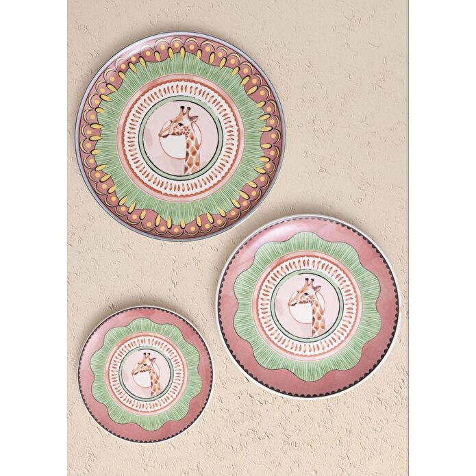 The Mia Spring 6 Kişilik Yemek Takımı 24 Parça Set 1