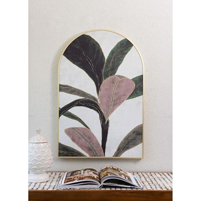 The Mia Botanic Leaf Tablo 60x90 Cm