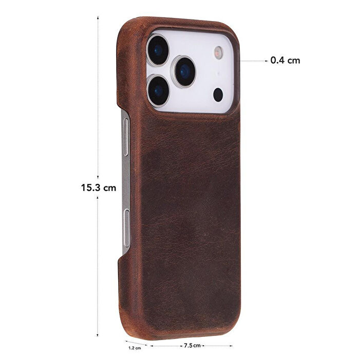 Bloominbag Bloomcase Ultimate Jacket Saddle Brown - Apple Iphone 17 Pro (6.3